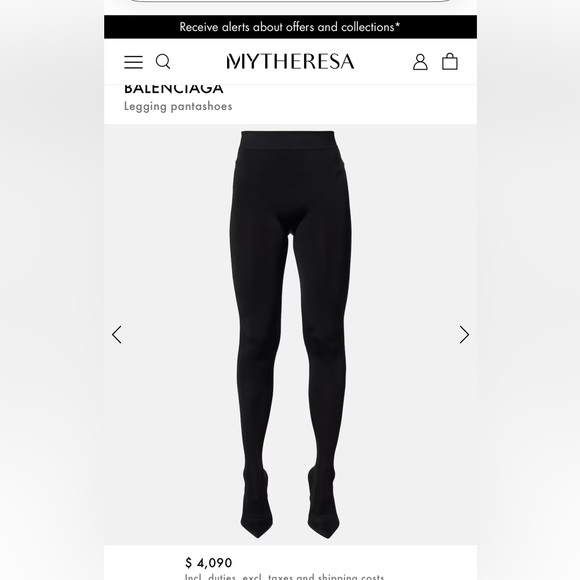 Balenciaga Pants - Balenciaga White Balenciaga Knife Pantaleggings 110mm Boots